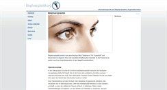 Desktop Screenshot of blepharoplastik.org